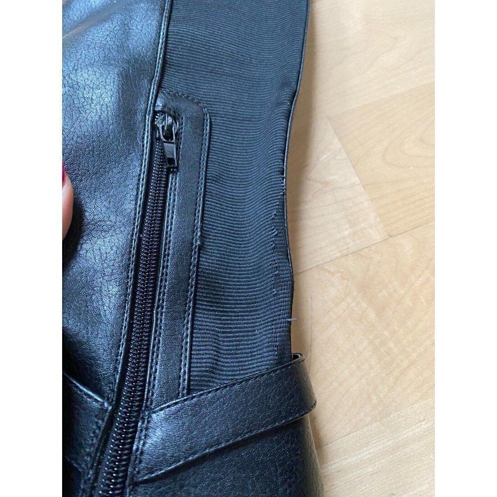 Call it Spring Women's black over the knee buckle boot sz 7 - Picture 8 of 9